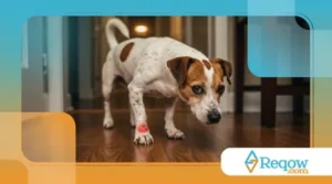 cachorro volta do passeio com as patas queimadas