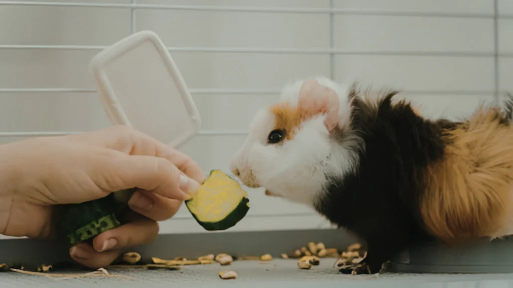 Hamster enchendo as bochechas